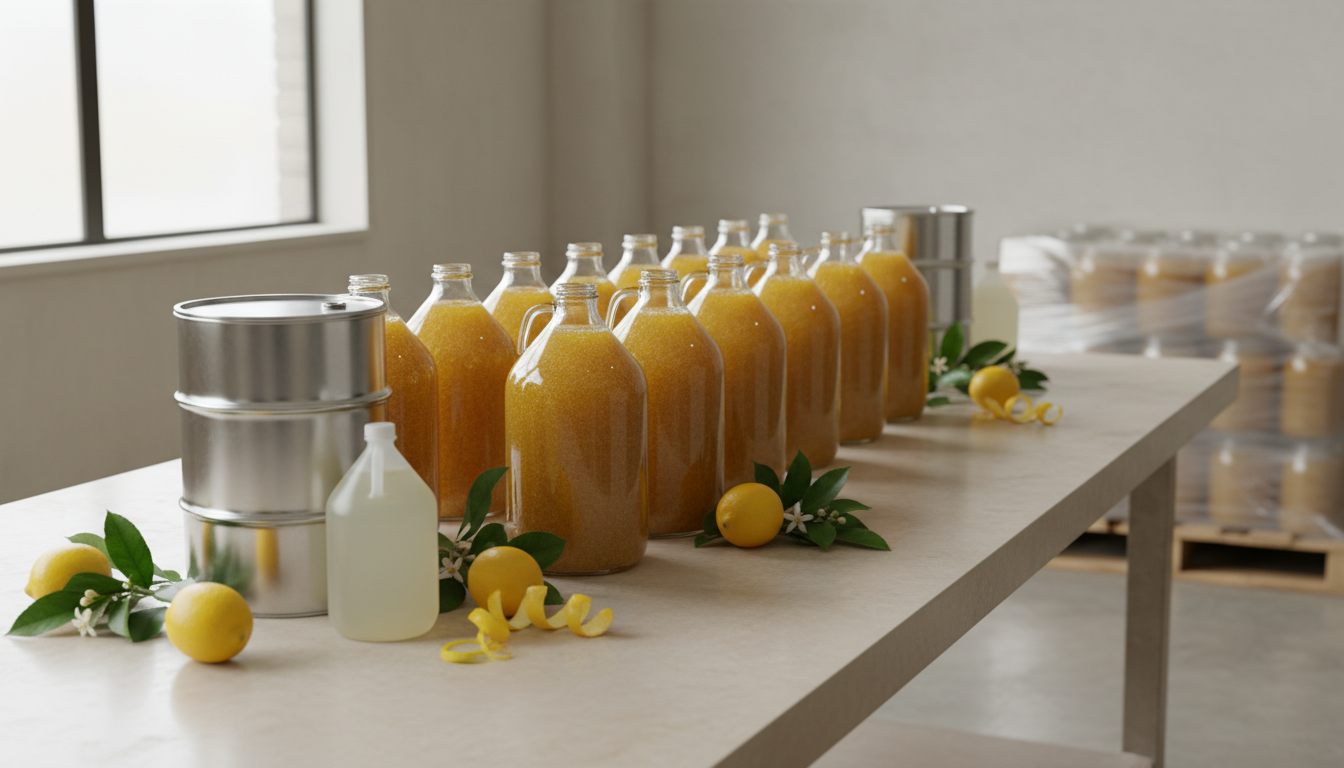 Organic Lemon Essential Oil for Bath and Body Scrub Makers