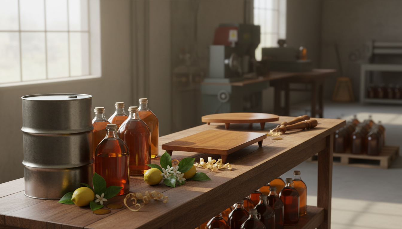 Organic Lemon Essential Oil for Wood Care and Polish Makers